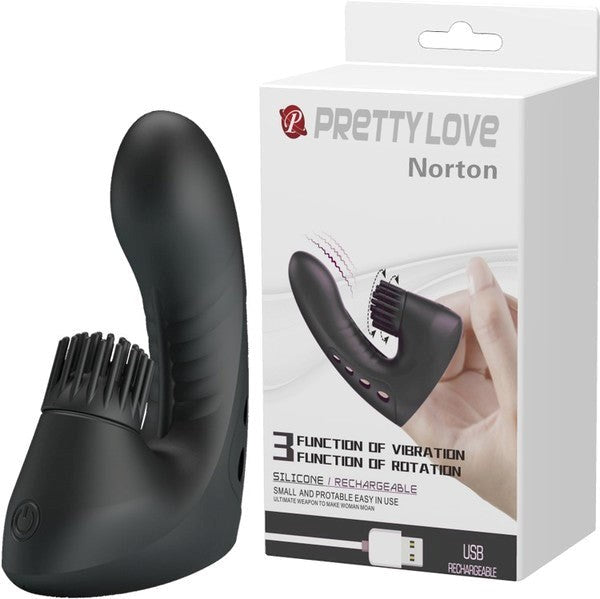 Pretty Love Pretty Love Rechargeable Magic Drill Finger Vibrator - Finger and Tongue Vibrators