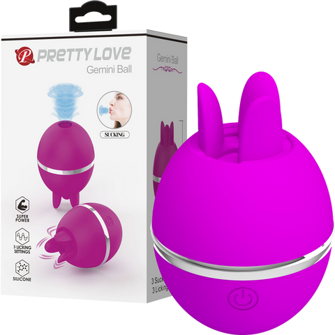 Gemini Ball Sucking and Licking Vibrator by Baile - Clit Ticklers and Pulsators