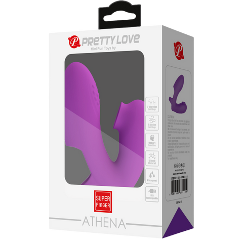Rechargeable Athena Finger Vibrator by Baile - Finger and Tongue Vibrators