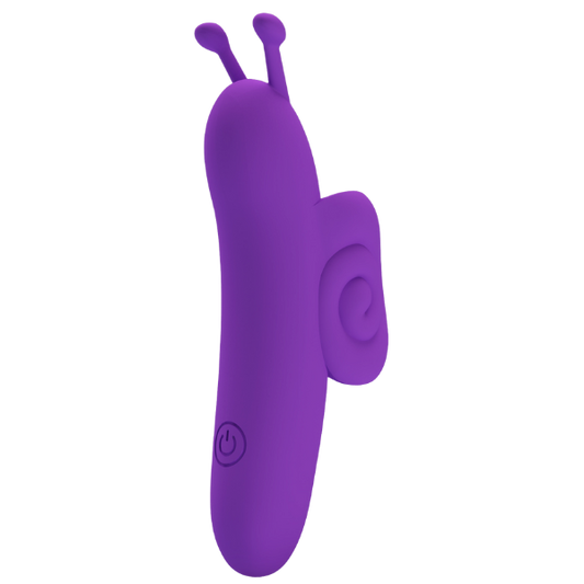 Pretty Love Snail Rechargeable 10 Function Clitoral Massager Purple