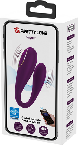 Pretty Love August App Control 12 Function G Spot Vibrator - G-Spot Vibrators