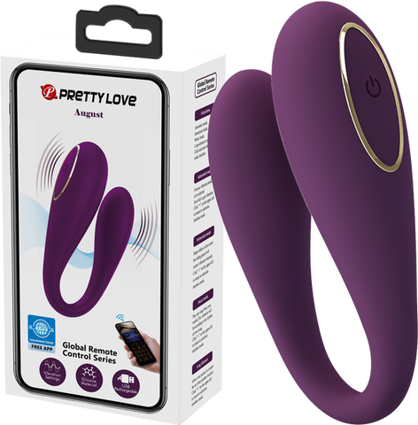 Pretty Love August App Control 12 Function G Spot Vibrator - G-Spot Vibrators