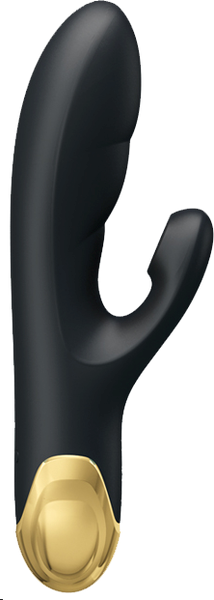 Pretty Love Naughty Play Waterproof Rechargeable Rabbit Massager Black