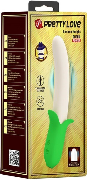 Pretty Love Rechargeable Banana Super Power G Spot Vibrator - G-Spot Vibrators