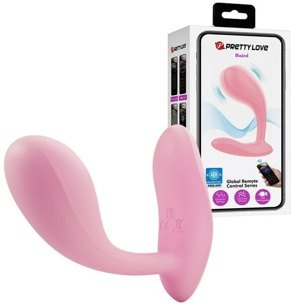 Pretty Love App Control 12 Function Rechargeable Baird Vibrator Pink - G-Spot Vibrators