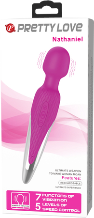 Nathaniel Power Vibrating Body Wand Massager by Baile - Body Wands