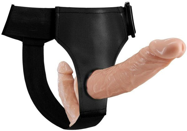 Pretty Love Ultra Passionate Double Dildo Strap On Harness - Strap On Sextoys