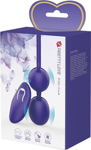 Pretty Love Willie Youth Remote Control Vibrating Love Egg - Love Eggs and Kegel Exercisers