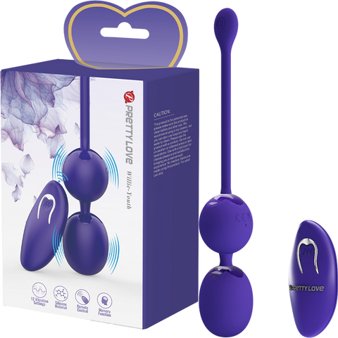 Pretty Love Willie Youth Remote Control Vibrating Love Egg - Love Eggs and Kegel Exercisers
