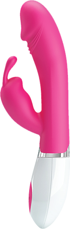 Pretty Love Gene Sound Activated Rabbit Vibrator Pink - Rabbit Vibrators