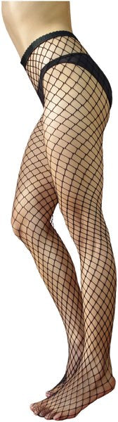 Sax Large Net Womens Fishnet Pantyhose 3 - Hosiery