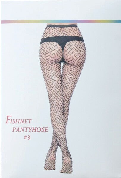 Sax Large Net Womens Fishnet Pantyhose 3 - Hosiery