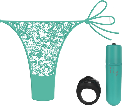 Vibrating Panty Set With Remote Ring 4T by Screaming O - Remote Control Vibrators