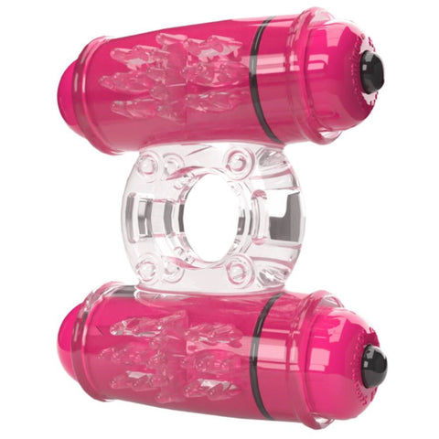 Double Wammy Vibrating Cock Ring 4b Low Pitch Bass - Vibrating Cock Rings