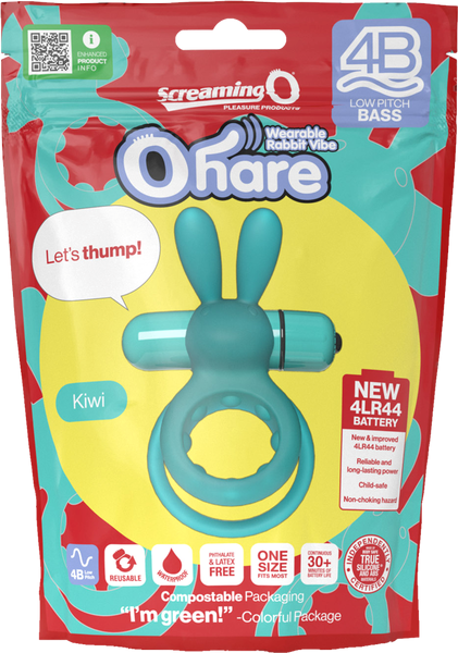 Screaming O Ohare 4B Low Pitch Bass Mens Vibrating Cock Ring - Vibrating Cock Rings