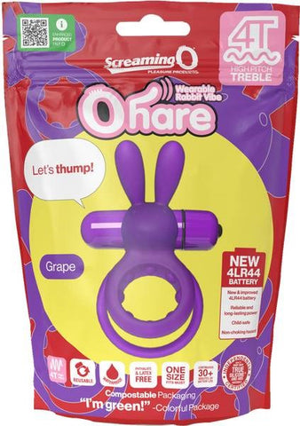 Ohare 4T High Pitch Treble Men's Vibrating Penis Ring - Vibrating Cock Rings