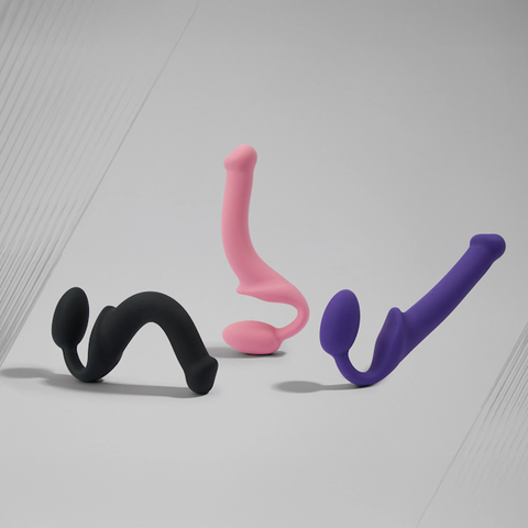 NEW Bendable Strap-On Silicone Dildo by Strap-on-me - Strap On Sextoys