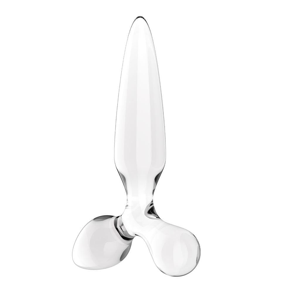 Satisfyer Triple Crystal 2 Glass 3-in-1 Anal Plug - Butt Plugs