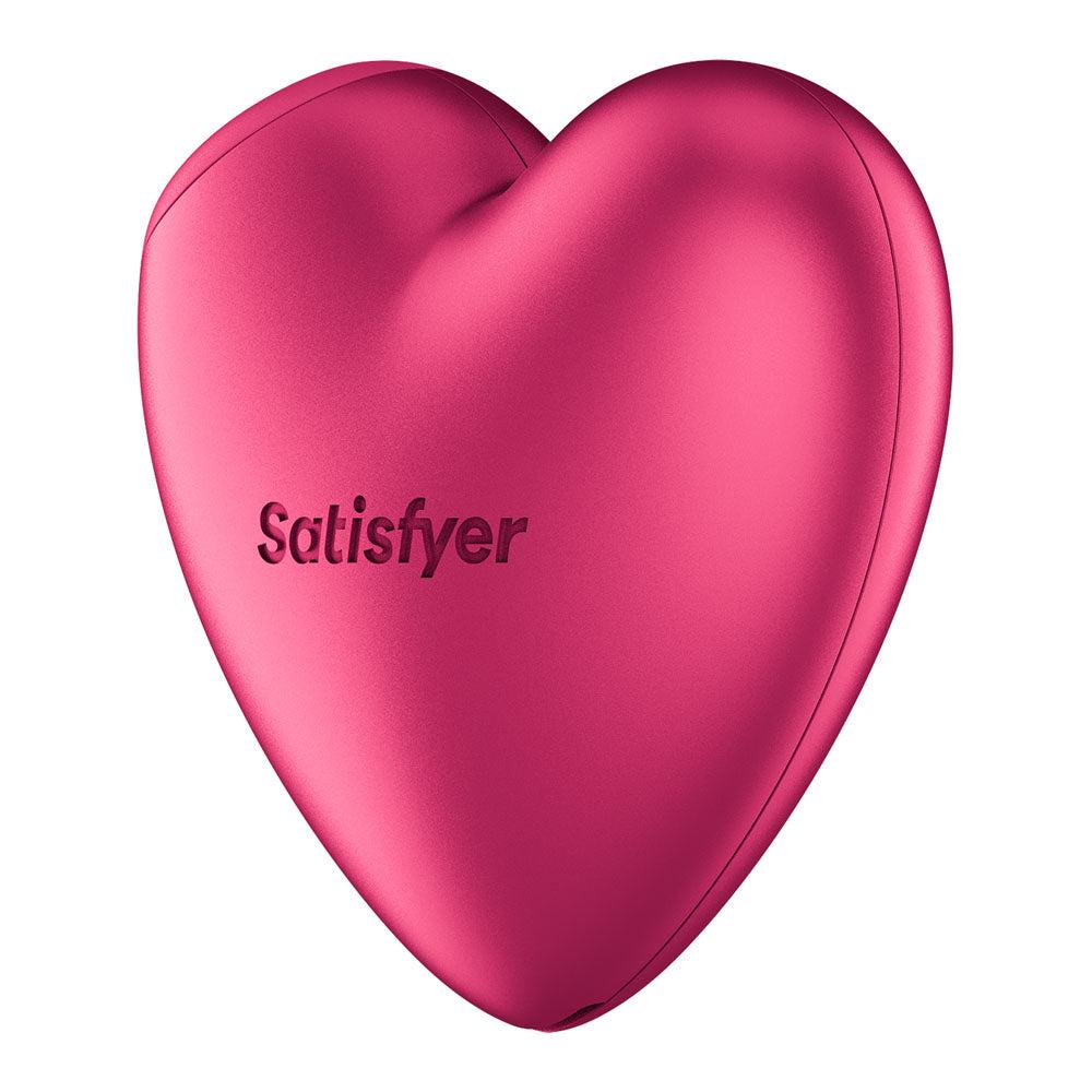 Satisfyer Cutie Heart Battery Operated Air Pulse Clit Vibe - Clit Ticklers and Pulsators