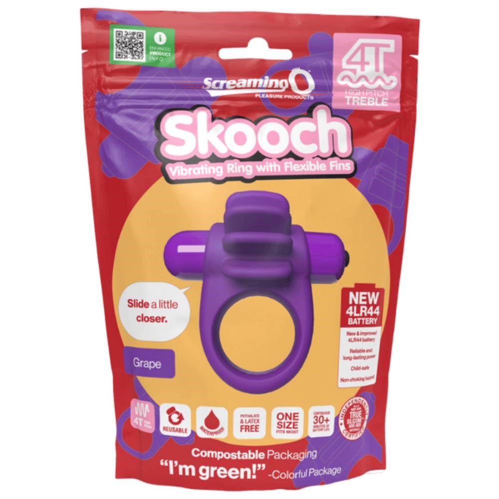 Screaming O Skooch 4T High Pitch Treble Vibrating Cock Ring - Vibrating Cock Rings