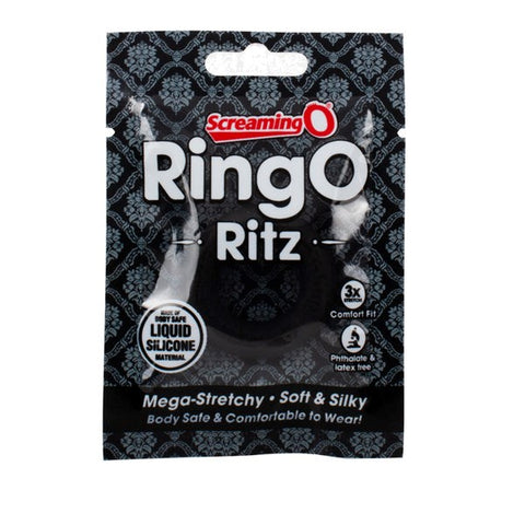 Ringo Ritz Stretchy Silicone Cock Ring by Screaming O - Stretchy Cock Rings