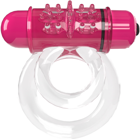 Double O 6 4B Low Pitch Bass Vibrating Cock Ring - Vibrating Cock Rings
