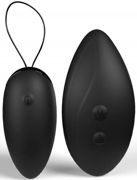 Screaming O Premium Dual Vibe Remote & Love Egg Black - Love Eggs and Kegel Exercisers