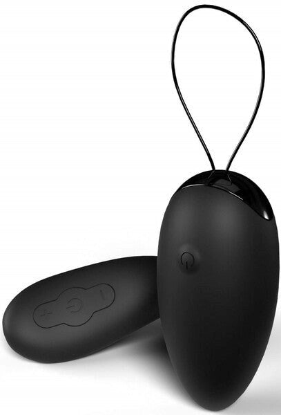 Screaming O Premium Remote Control Rechargeable Love Egg Black - Love Eggs and Kegel Exercisers