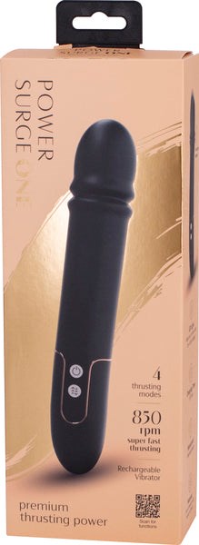 Seven Creations Power Surge One G Spot Vibrator Black - G-Spot Vibrators