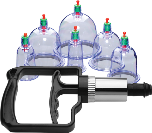 Master Series Sukshen Cupping Set by XR Brands - Breast and Nipple Toys
