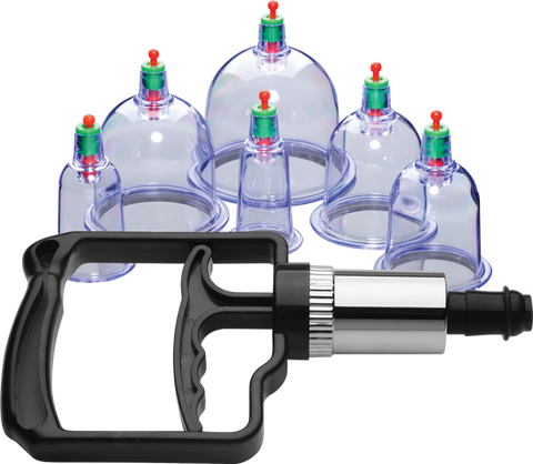 Master Series Sukshen Cupping Set by XR Brands - Breast and Nipple Toys