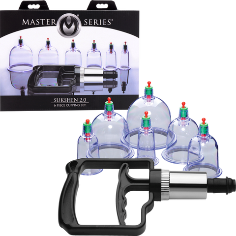 Master Series Sukshen Cupping Set by XR Brands - Breast and Nipple Toys