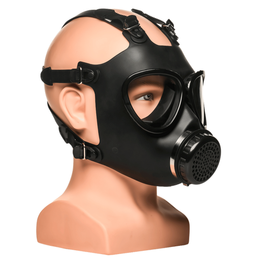 Master Series BDSM Play Inhaler Gas Mask by XR Brands - Bondage Hoods