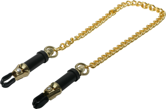 Master Series Deluxe Adjustable Bondage Nipple Clamps