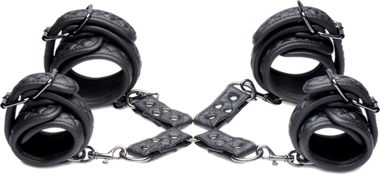 Master Series Concede Wrist and Ankle Restraint Set - Cuffs And Restraints