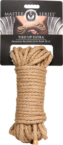 Master Series Tied Up Ultra Braided Jute Bondage - Cuffs And Restraints