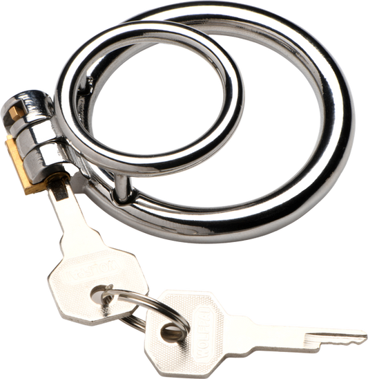 Locked Cock Locking Cock & Ball Ring by XR Brands - Male Chastity