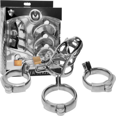 Chastity Cock Cage by XR Brands - Male Chastity