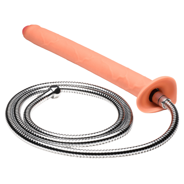 Thick Silicone Enema Hose 15 Inch by XR Brands - Enemas and Douches
