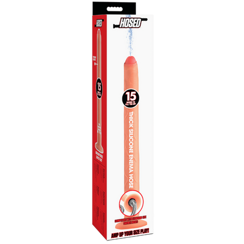 Thick 15 Inch Silicone Enema Hose by XR Brands - Enemas and Douches