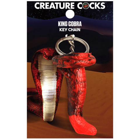 King Cobra Mini Fantasy Dildo Key Chain by Creature Cocks - Party Gifts and Novelties