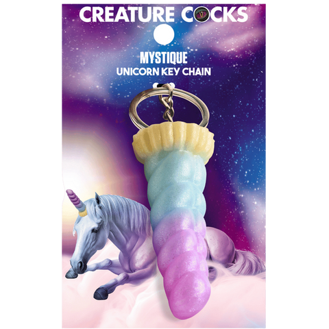 Creature Cocks Mystique Unicorn Keychain Novelty Fantasy - Party Gifts and Novelties
