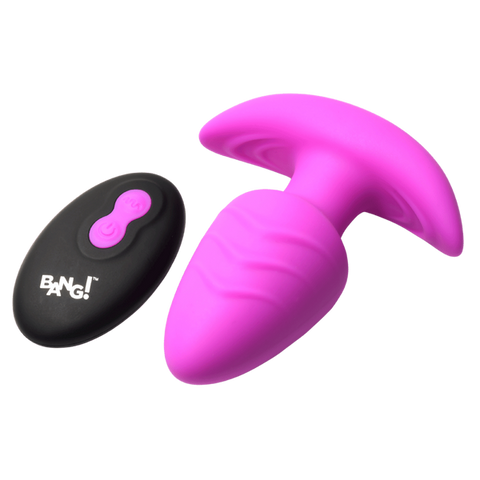 Rotating and Vibrating Silicone Butt Plug by XR Brands - Butt Plugs