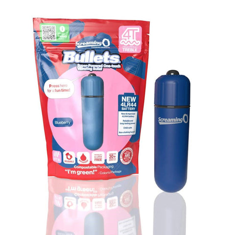 4T Bullet Blueberry by Screaming O - Bullet Vibrators