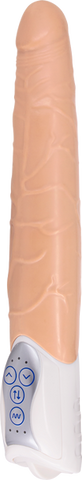 Long John Realistic Thrusting Vibrator by Seven Creations - Vibrating Dildos
