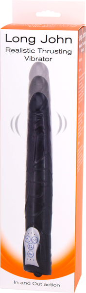 Seven Creations Long John Realistic Thrusting Vibrator - Vibrating Dildos