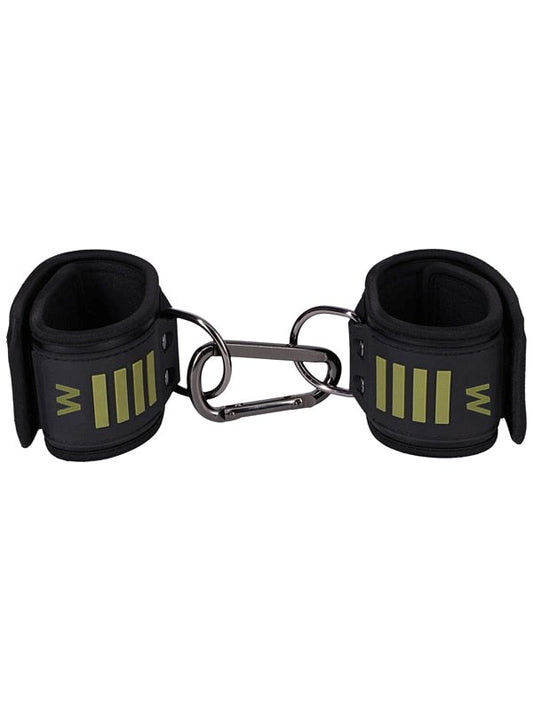 Doc Johnson Fort Troff Tactical Bondage Wrist Cuffs Black / Green