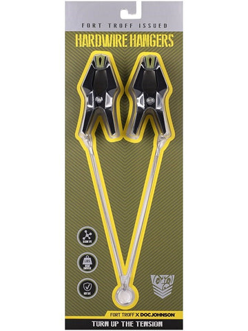 Fort Troff Hardwire Hangers Nipple Toy by Doc Johnson - Nipple and Clit Clamps