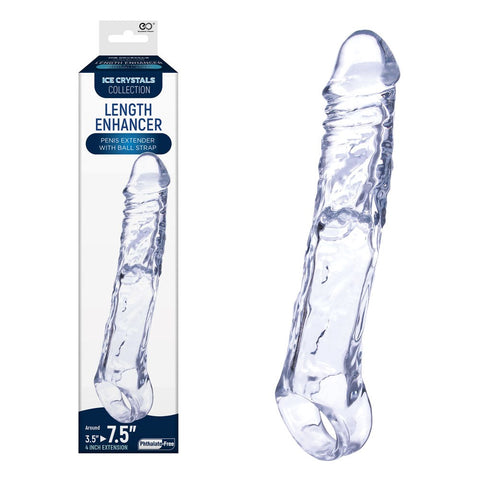 Ice Crystals Length Enhancer by NANMA Corporation - Penis Sleeves and Extenders