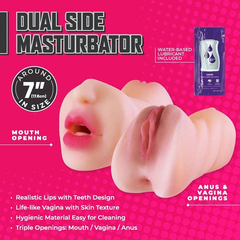 Excellent Power Moist and Surge Double Ended Mens - Realistic Butts And Vaginas